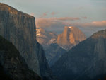 El Capitan, Half Dome at sunset