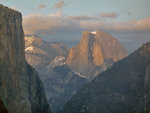 El Capitan, Half Dome at sunset