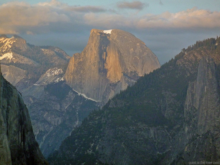 Half Dome at sunset