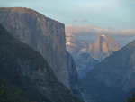 El Capitan, Half Dome at sunset