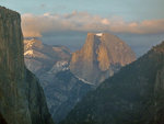 El Capitan, Half Dome at sunset