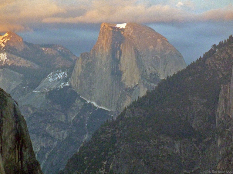 Half Dome at sunset