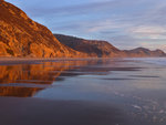 Wildcat Beach, Double Point at sunset