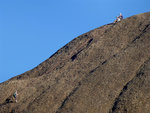 Rapping off Machete Ridge