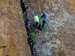 Climbers on Lower Balconies