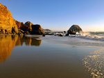 Cove south of McClures Beach, Elephant Rock