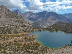 East Vidette Peak, Deerhorn Mountain, West Vidette Peak, Bullfrog Lake