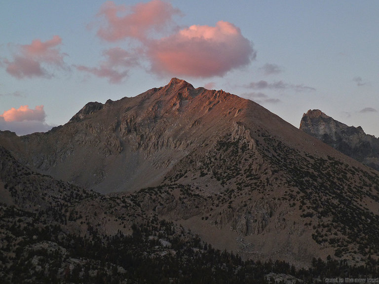 Mt Rixford at sunset