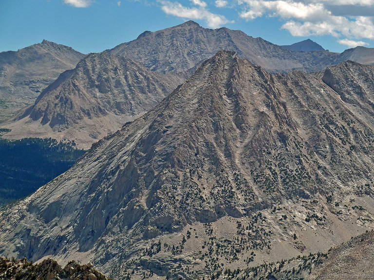 Center Peak, Mt Keith, East Vidette Peak