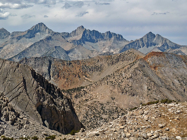 Mt Brewer, North Guard, Mt Francis Farquha