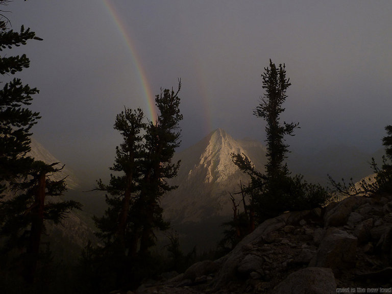 Double Rainbow, East Vidette Peak