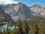 East Vidette Peak, Deerhorn Mountain, Bullfrog Lake