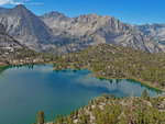 East Vidette Peak, Deerhorn Mountain, West Vidette Peak, Bullfrog Lake