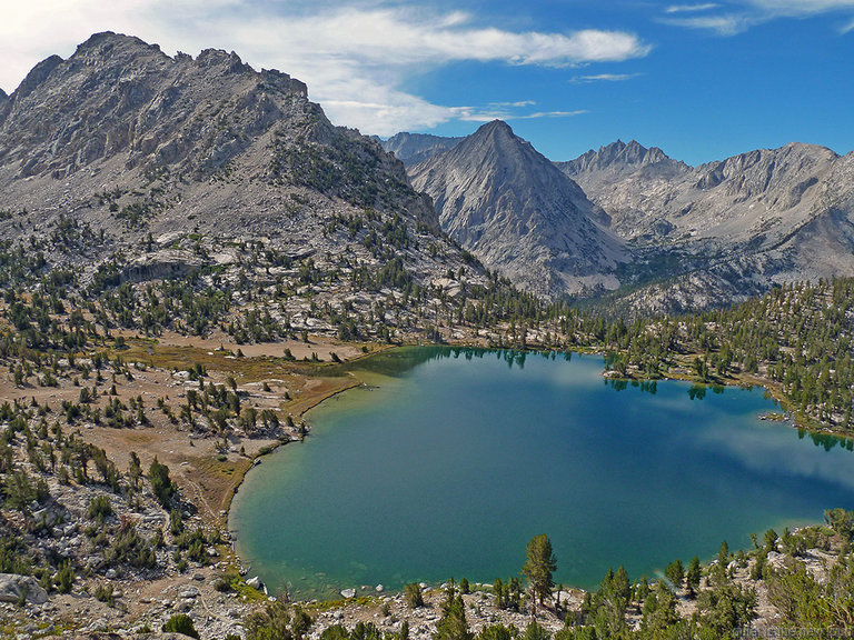 Kearsarge Pinnacles, Deerhorn Mountain, West Vidette Peak, Bullfrog Lake