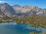 East Vidette Peak, Deerhorn Mountain, West Vidette Peak, Bullfrog Lake