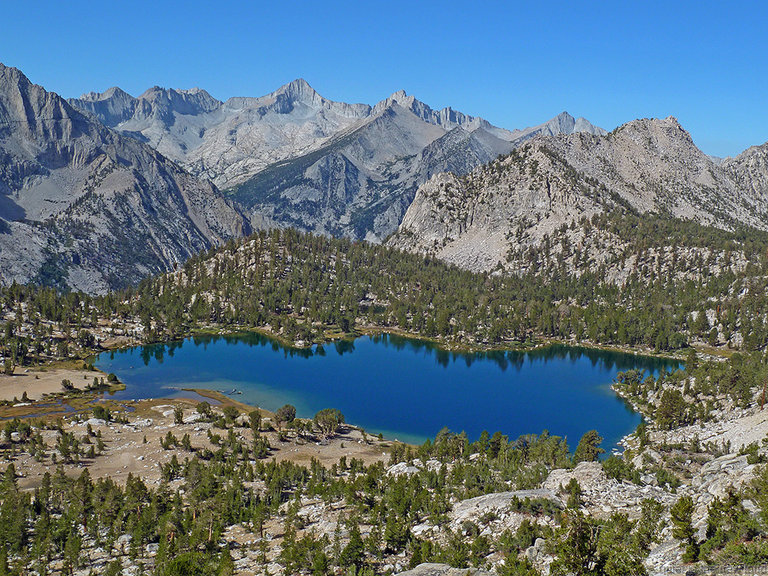 Mt Brewer, Bullfrog Lake