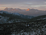 Mt Conness at sunset