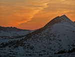 Reymann Peak at sunset