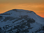 Rafferty Peak at sunset