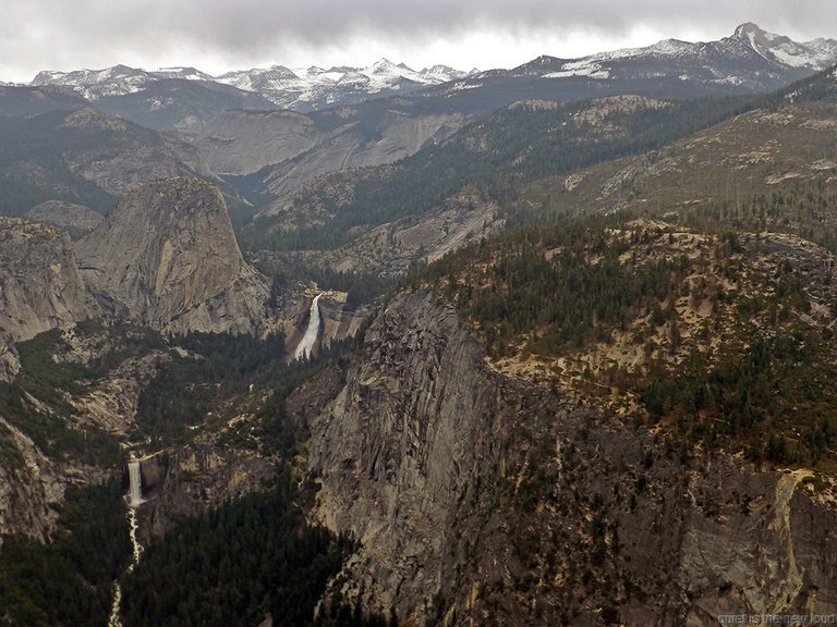 Liberty Cap, Vernal Falls, Nevada Falls , Mt Clark