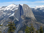 Clouds Rest, Half Dome from Sentinel Dome Webcam