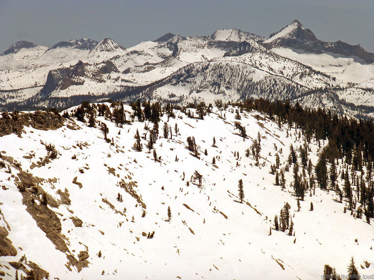 Ottoway Peak, Merced Peak, Red Peak, Gray Peak, Mt Clark