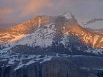 Cathedral Peak at sunset