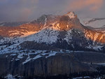 Cathedral Peak at sunset