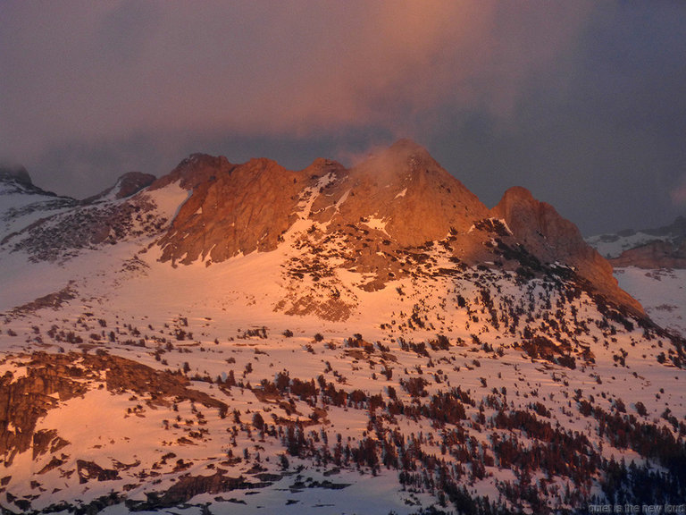 Echo Peaks at sunset