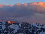 Tenaya Peak at sunset