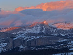 Cathedral Peak at sunset