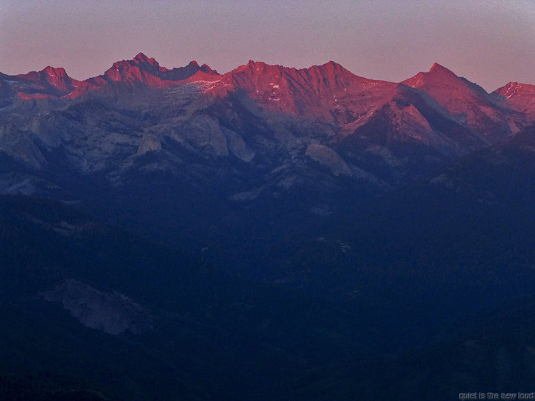 Last light on the Sierra