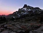 Banner Peak at sunset