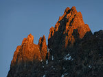 Banner Peak at sunset