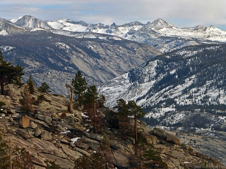 Electra Peak, Mt Ansel Adams, Foerster Peak, Merced River