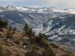 Electra Peak, Mt Ansel Adams, Foerster Peak, Merced River