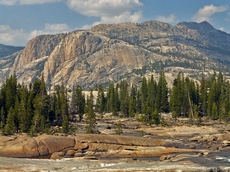 Tuolumne River, Red Dome, Pluto Dome, Cold Mountain