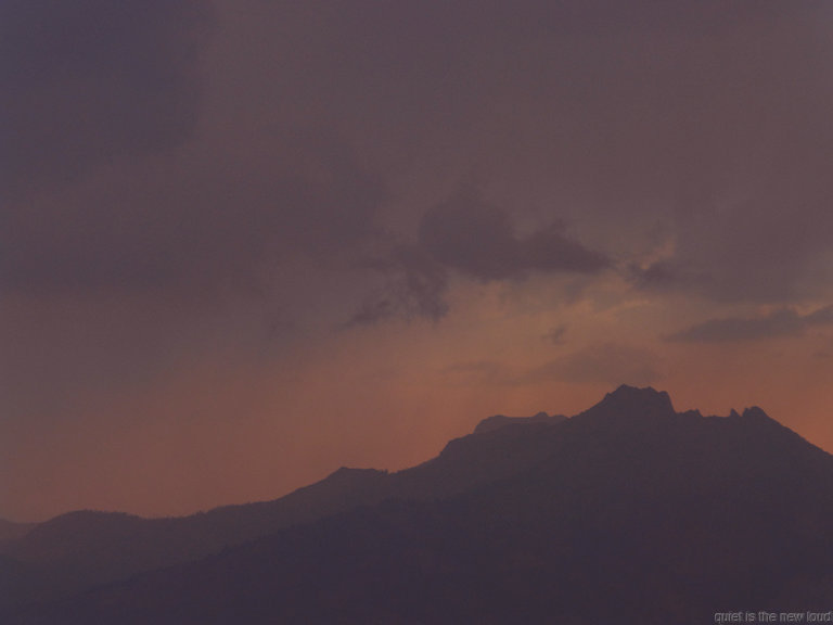 Tuolumne Peak at sunset