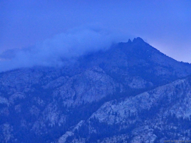 Tuolumne Peak after sunset