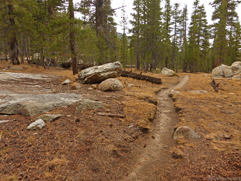 Fishermen's Trail cutoff to Mattie Lake