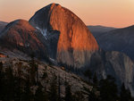 Half Dome at sunset