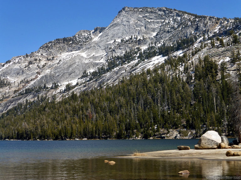 Tenaya Peak, Tenaya Lake