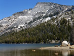 Tenaya Peak, Tenaya Lake