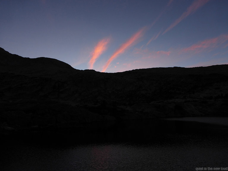 Steelhead Lake at sunset