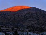 Tioga Crest at sunset