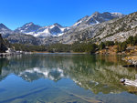 Long Lake, Pyramid Peak, Bear Creek Spire, Pipsqueak Spire, Mt Dade, Treasure Peak, Mt Abbot