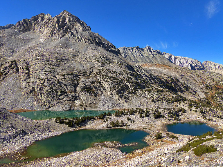 Treasure Peak, Treasure Lakes