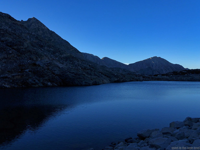 Dade Lake at sunset