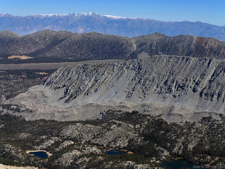 Serene Lake, Eastern Brook Lakes, slope of Mt Morgan, White Mountains