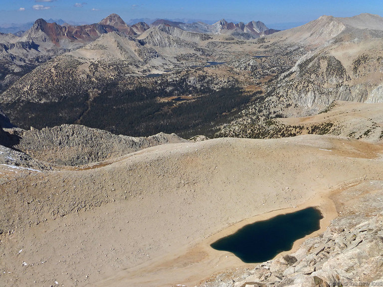 Red and White Mountain, Red Slate Mountain, Mt Hopkins, Mt Crocker, Mt Baldwin, Mt Stanford, Pioneer Basin, Summit Lake